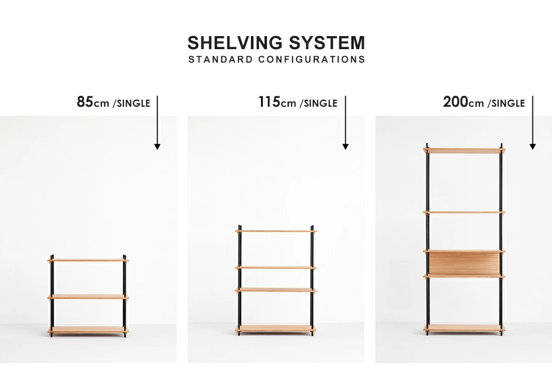 MOEBE ムーベ Shelvingsystem シェルビングシステム 棚板(くさび4個入