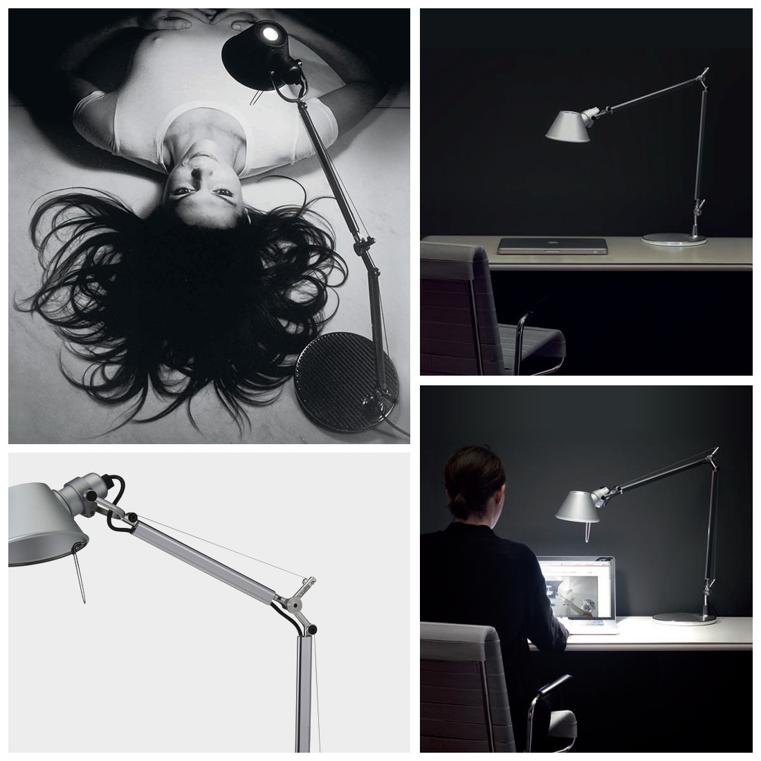 Artemide アルテミデ TOLOMEO Reading FLOOR Aluminium トロメオ
