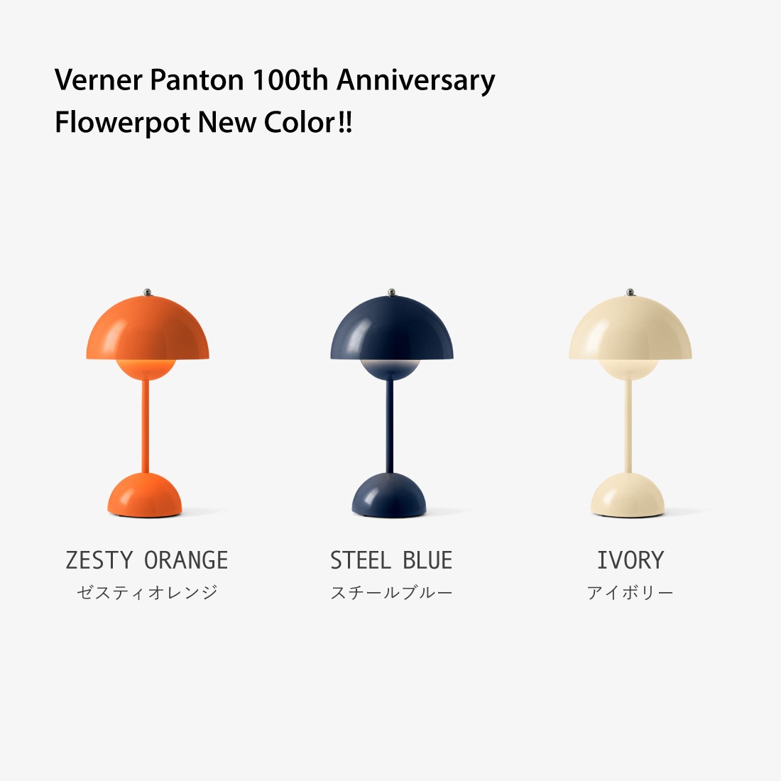＆TRADITION/アンドトラディション Flowerpot VP9 Portable Table Lamp