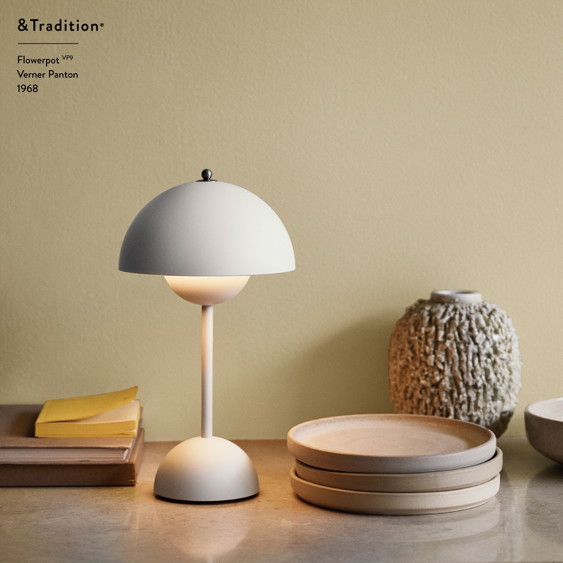 ��TRADITION/����ɥȥ�ǥ������ Flowerpot VP9 Portable Table Lamp Verner Panton ����ɥȥ�ǥ��å���� �ե��ݥå� �������ʡ����ѥ�ȥ�ڥ��ե��ý���