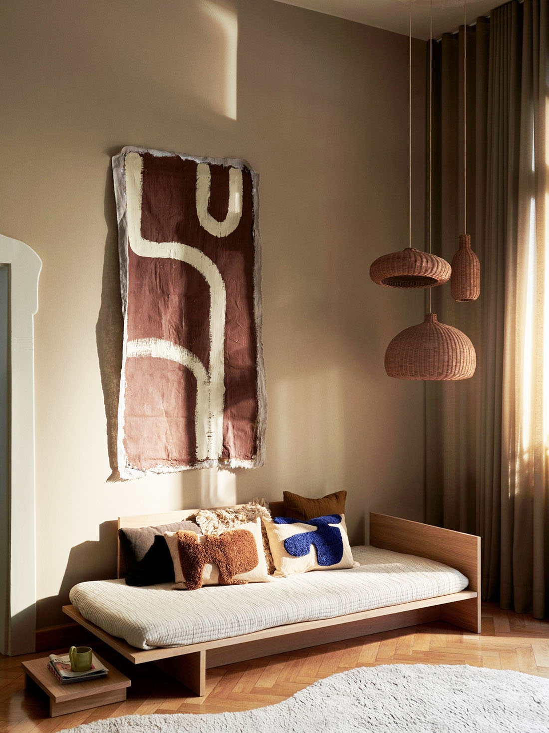 ferm LIVING եӥ Braided Lampshade ֥쥤ǥåɥץ bottole ܥȥ  ڥ 󥻥  <br><br>ferm LIVING/̤򴶤ѤǤ襤