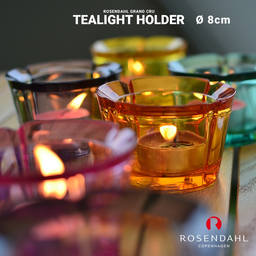 ������������� ���ڥ�ϡ����� TEALIGHT HOLDER�������ɥ�ۥ����<br>GrandCruGlass/ErikBagger/����å����Хå���/���饹/�ȥ륳/�̲�/ROSENDAHL COPENHAGEN�ڥ���ӥ˼����б����ʡۡ�RCP��