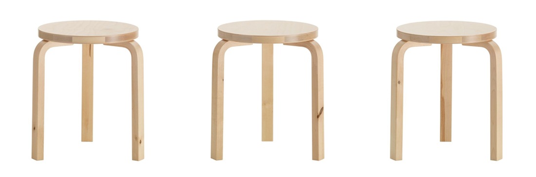 �ڥݥ��ȥ����ɥץ쥼��ȡ�artek ����ƥå� Stool60 ���ġ���60 �磻��ɥС��� 3��­ ���������������� Alvar Aalto