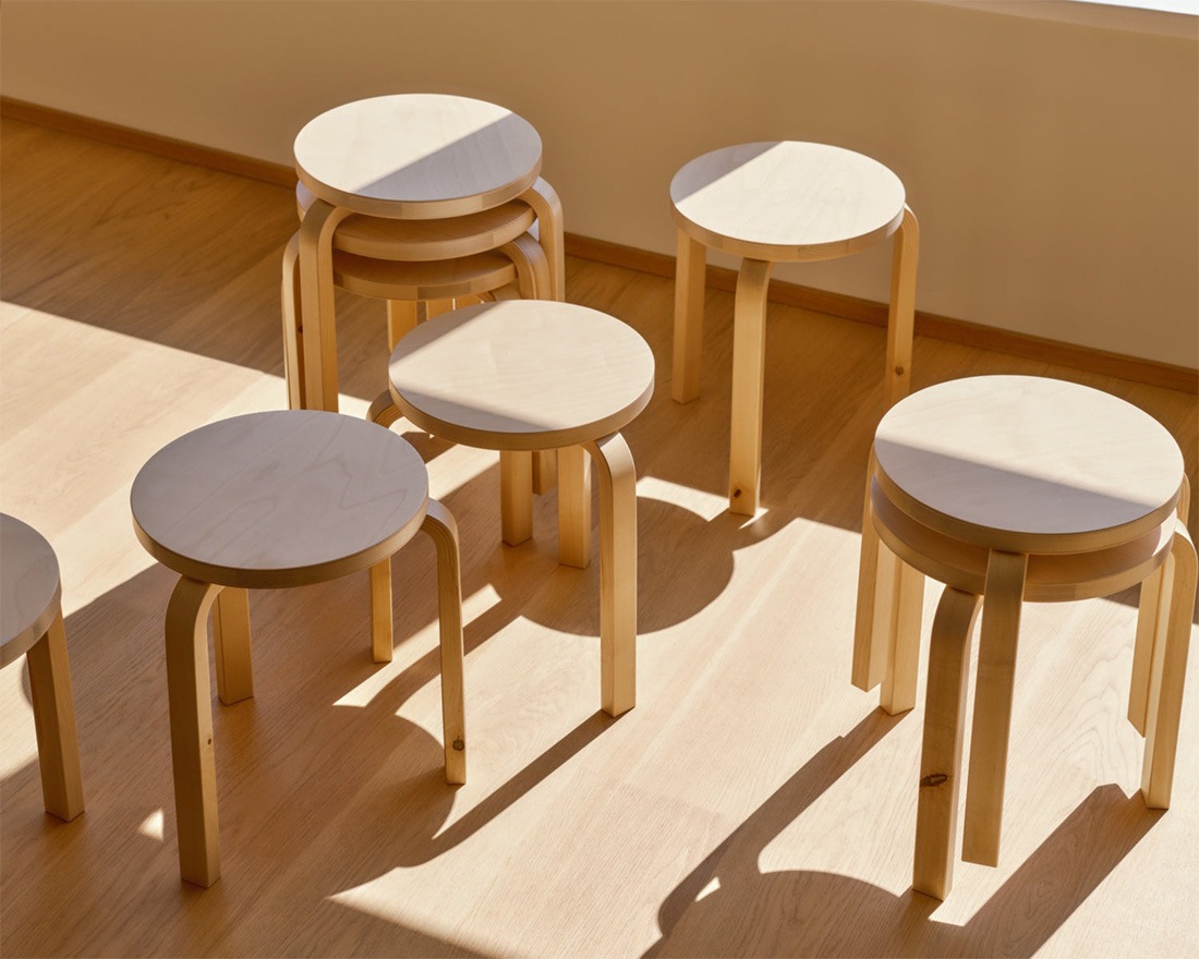 �ڥݥ��ȥ����ɥץ쥼��ȡ�artek ����ƥå� Stool60 ���ġ���60 �磻��ɥС��� 3��­ ���������������� Alvar Aalto