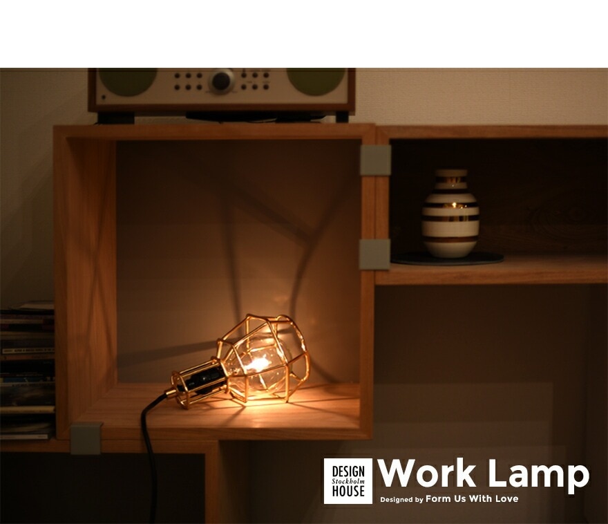 ��Design House Stockholm��WORK LAMP ������ס���������/chrome<br>Designed by FORM US WITH LOVE/�ڥ����ȥ���/�֥饱�åȥ���/�̲�/�ǥ�����ϥ��� ���ȥå��ۥ��/�ŵ�/������RCP��