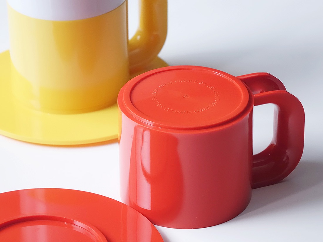 Heller إ顼 Cup&Saucers ñ 3 åס 140ml å å Hellerware إ顼 ץ饹å ե Lella & Massimo Vignelli<br><br>ʤԤäȹ蘆뿴Ϥ褤δ̥ϤΥå&