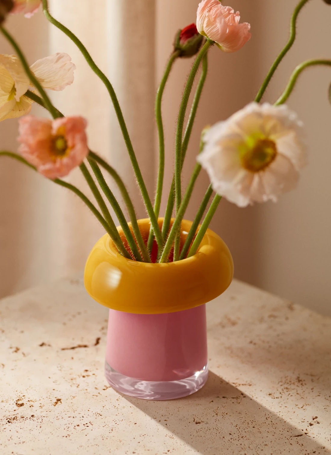 Soma vase H16.5cm ピンク/オレンジ / Holmegaard ホルムガード