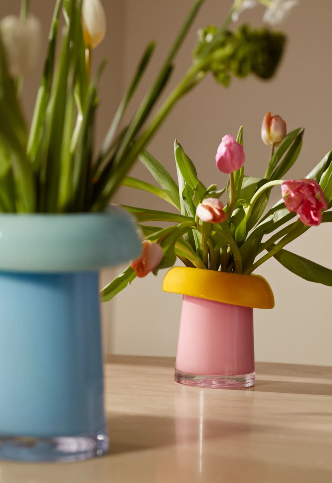 Soma vase H16.5cm ピンク/オレンジ / Holmegaard ホルムガード