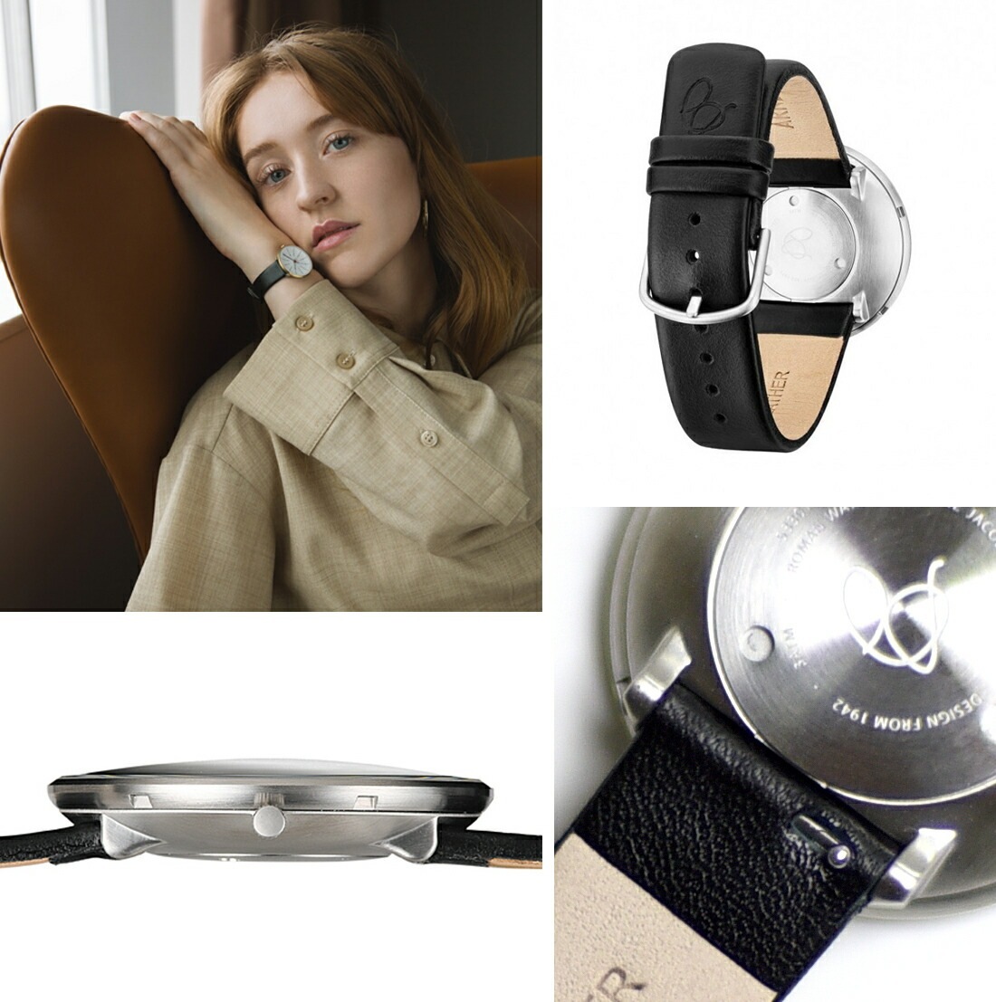 ARNE JACOBSEN WATCH BANKERS GOLD アルネヤコブセン バンカーズ