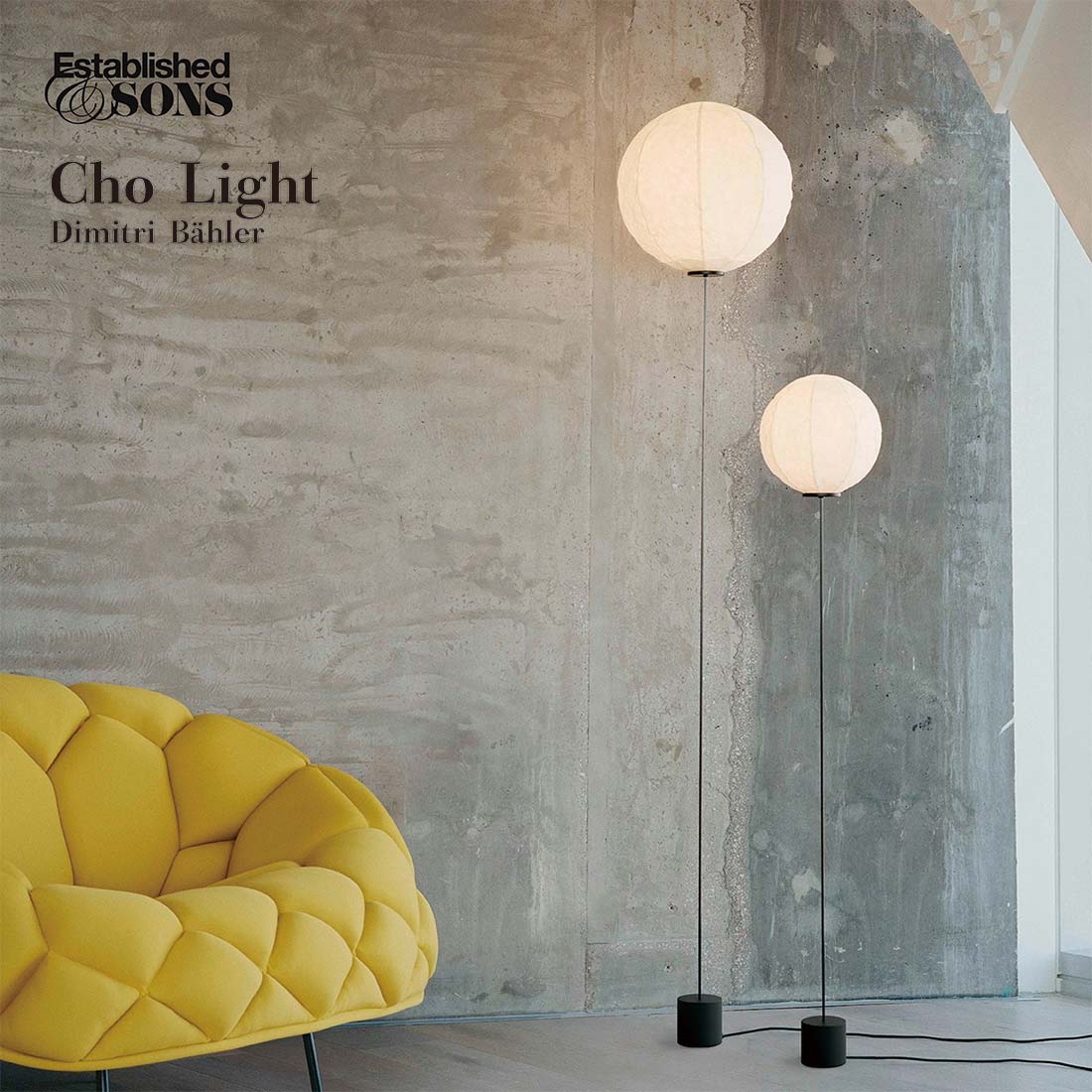 Established&Sons ֥åɥɥ Cho Light 硼饤 Dimitri Bahler ǥߥȥꡦ١顼 ե饤 »<br>Ūܤ»ȶäۤܥեСåɤȤ߹碌