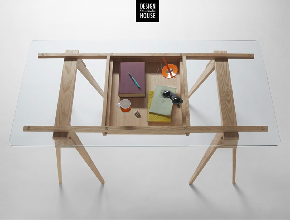 ��������Բġۡ�Design House Stockholm/�ǥ�����ϥ��� ���ȥå��ۥ���Arco desk white �ۥ磻��<Br>Chuck Mack/�ơ��֥�/�����˥󥰥ơ��֥�/��/�̲�/�ȶ��RCP�� ��������Բġ�