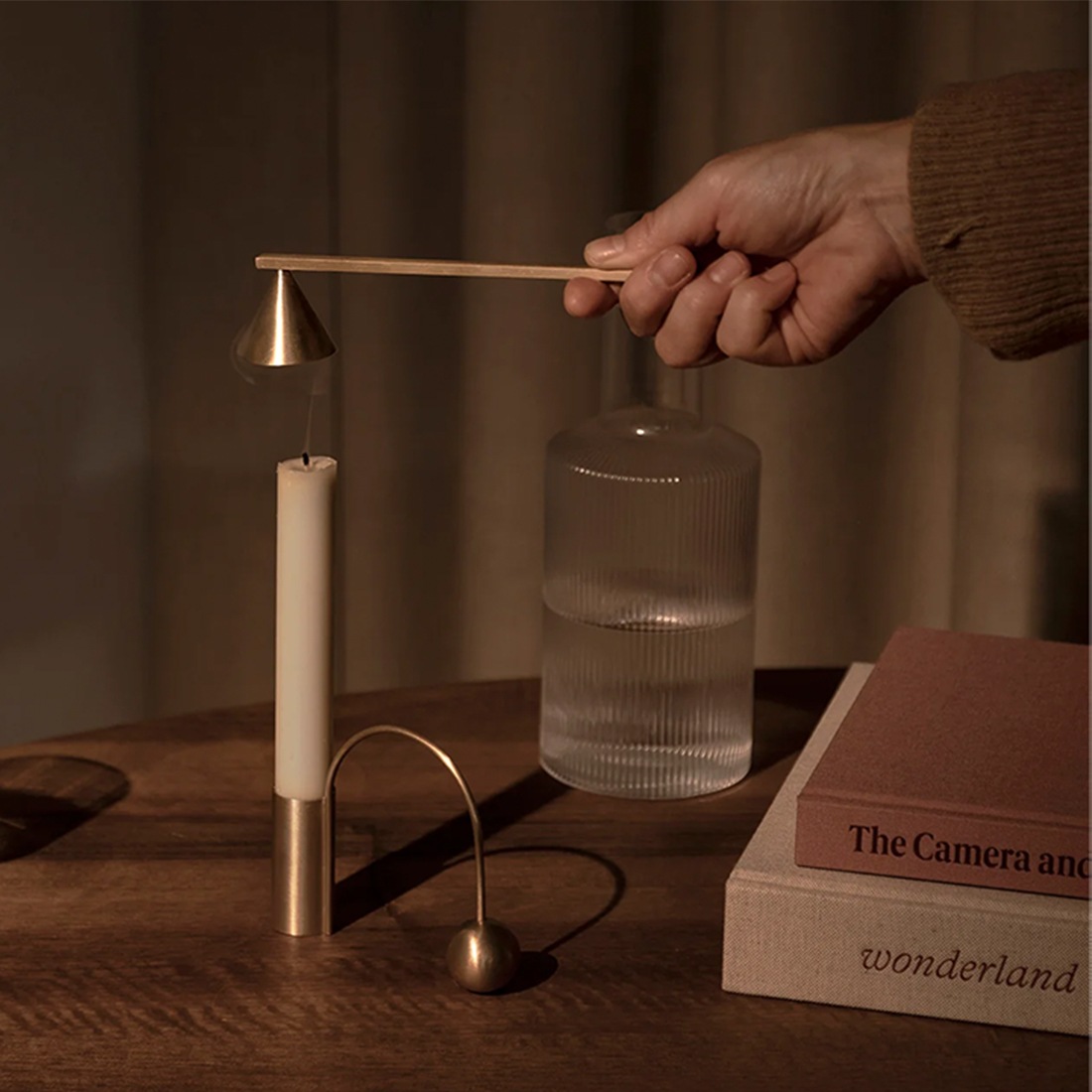 �ڥ����ɥ�1�ܥץ쥼������ferm LIVING �ե������ӥ� Balance Candle Holder �Х�� �����ɥ� �ۥ���� �̲� ����ƥꥢ<br><br>��������餷�˴��ź�������ɥ� Balance���꡼��