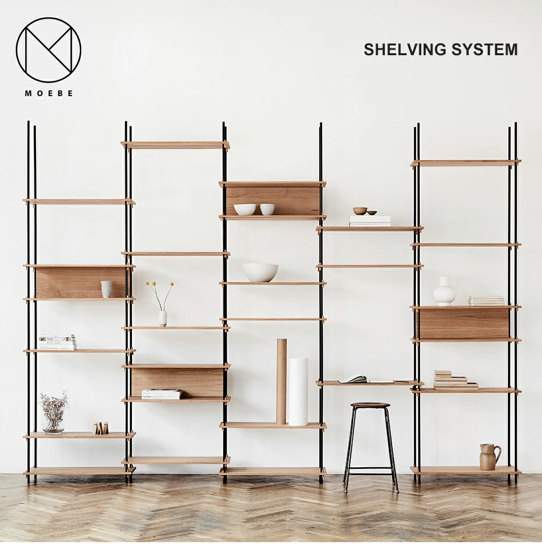 代引き不可】MOEBE ムーベ Shelvingsystem シェルビングシステム