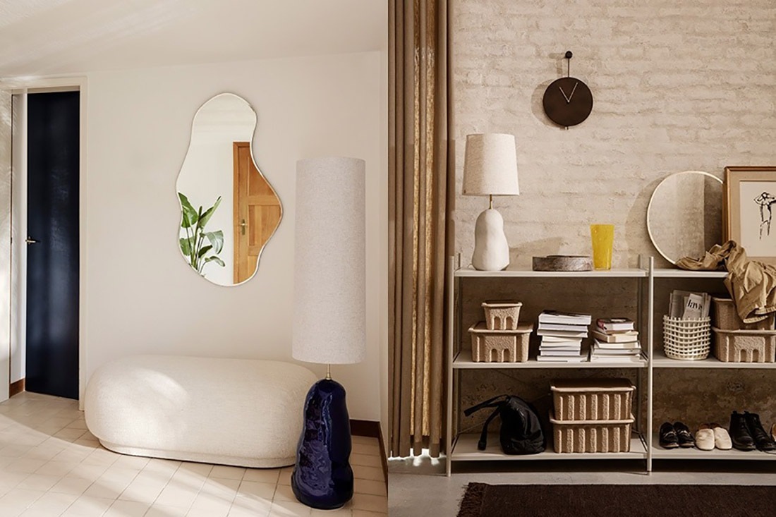 ferm LIVING �ե������ӥ� �֥쥤�ǥåɥ��ץ������� �ǥ����� Braided Lampshade ���� �ڥ����� ���󥻥�� ����<br><br>ferm LIVING/�̤����򴶤������ѤǤ��襤������