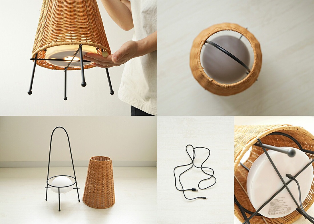 ferm LIVING �ե������ӥ� Porti Braided Lamp �ݥ�ƥ� �֥쥤�ǥåɥ��� �̲� ����ƥꥢ ���� �ݡ����֥�<br><br>���եȤǲ����ߤΤ���������ĥ饿�����ݡ����֥����