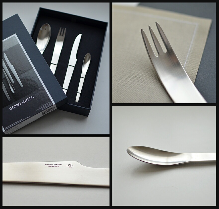 Georg Jensen / 硼 󥻥ARNE JACOBSEN ȥ꡼ 4ԡå 3355504<br>AJȥ꡼/ǥʡ:  䥳֥ Arne Jacobsen/ǥʡס/ǥʡե /󥰥ǥʡʥ /ƥס <br>RPC