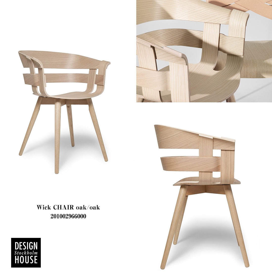 ��Design House Stockholm��Wick chair �ǥ�����ϥ������ȥå��ۥ�� �ػҥ����å� ������/��ӥ�/�����˥�/����/ Jesper Stahl & Karl Malmvall�ʥ������ѡ� �������� & ������ �ޥ��������
