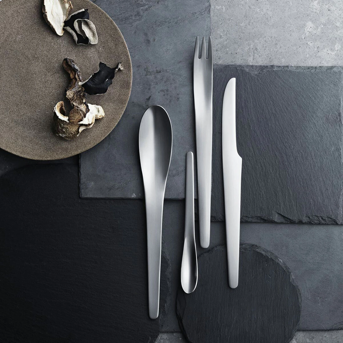   Arne Jacobsen カトラリー6点セット Georg Jensen ジョージジェンセン ARNE JACOBSEN アルネ・ヤコブセン