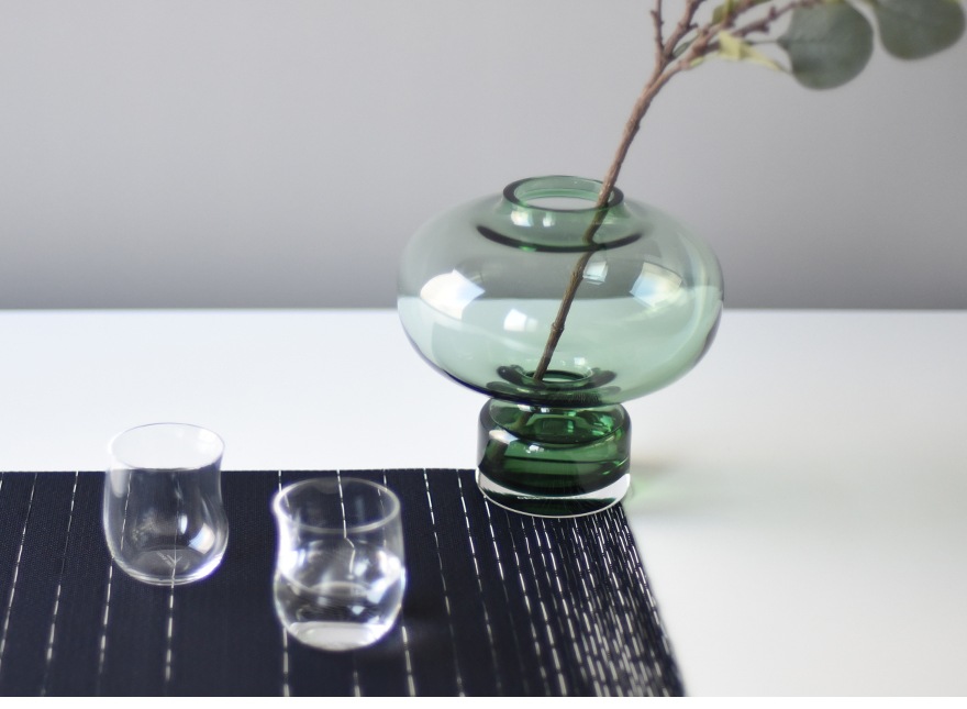 GeorgJensen/硼󥻥ALFREDO VASE LIGHT GREEN (饤ȥ꡼) եåɥ١ ǥʡ:ե ϥ٥(Alfredo Haberli)///ӤRPC<br><br>󥸥ʥӥ󡦥ǥβܼͤɤ