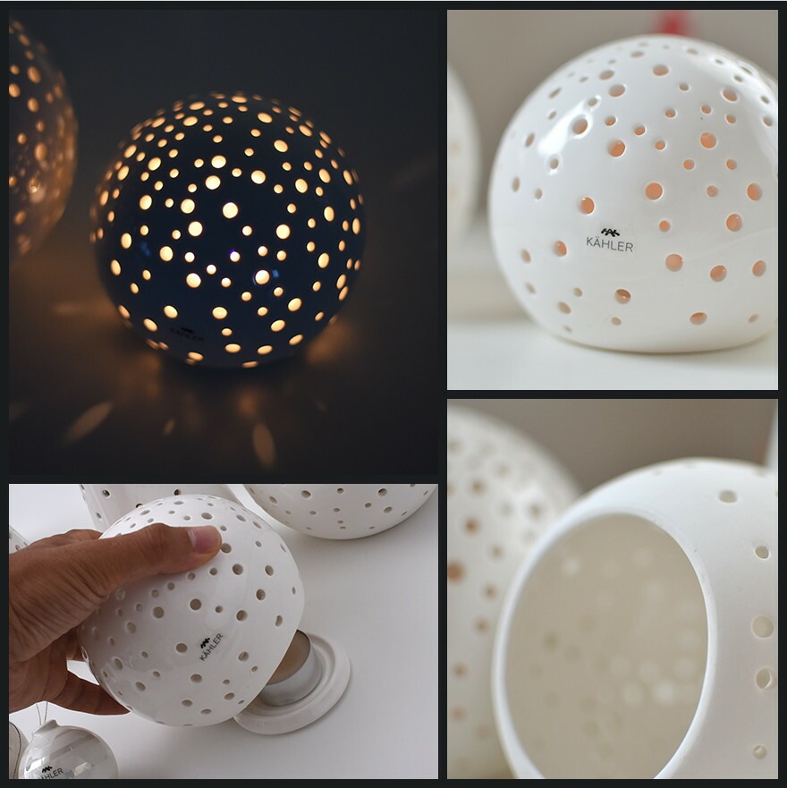 ��SALE�ۥ����ݥ��Բ� KAHLER �����顼 NOBILI ROUND 692415 �ƥ����饤�ȥۥ���� SMALL SNOW WHITETEALIGHT HOLDER �����顼 S������ ���⡼�� �Υӥ� �����ɥ�ۥ������󥿥� �����ɥ� �̲� �ǥ�ޡ���