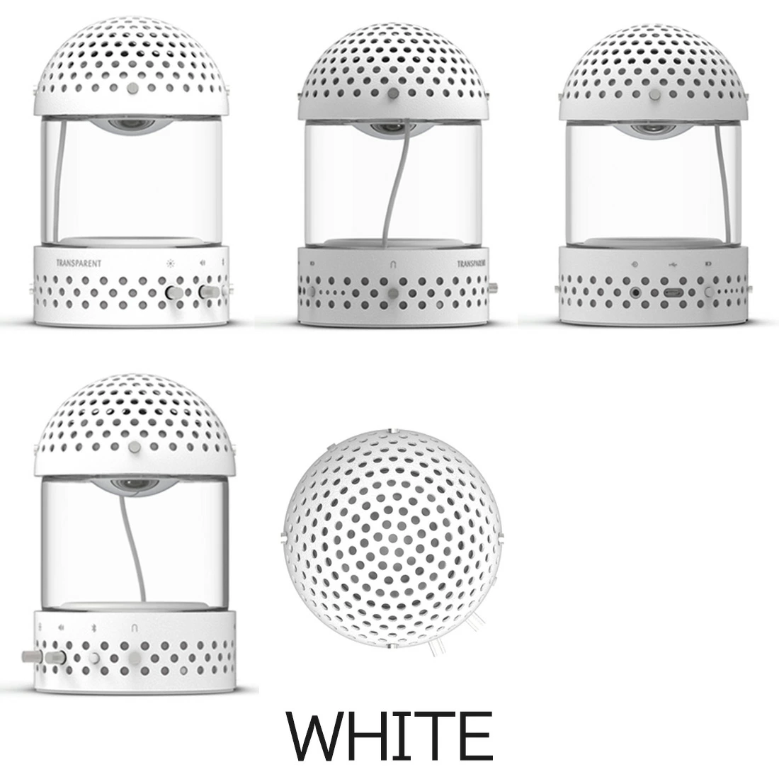 TRANSPARENT speaker スピーカー bluetooth トランスペアレント Light