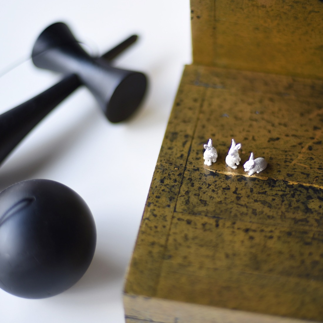 東屋 あづまや 干支の置物 卯 925 干支 縁起物 限定品 うさぎ 銀