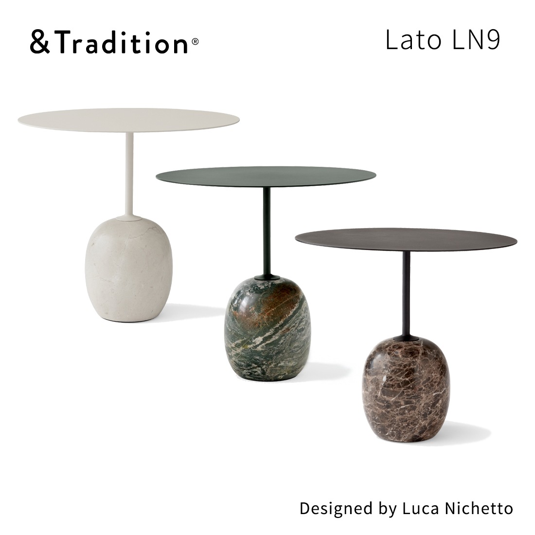 &TRADITION ����ɥȥ�ǥ������ Lato LN9 ��� �饦��ɥơ��֥� 50cm Luca Nichetto �륫���˥��å� �����ɥơ��֥� �̲� �ǥ�ޡ���<br><br>Ħ��Τ褦�ʥǥ�������������줿�����ɥơ��֥�
