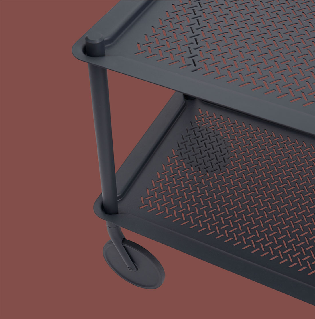 MUUTO ムート Flow Trolley 2-LAYER フロウ トロリー 2段 Normal Studio ノーマルスタジオ 物置 ワゴン カート ストレージ オフィス