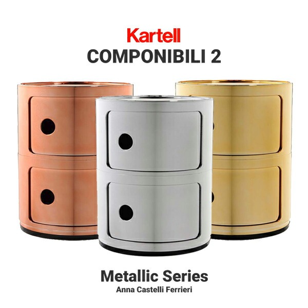 ��kartell/����ƥ��COMPONIBILI/����ݥ˥ӥ�2 ������ӥͥåȡ��᥿��<Br>����ʡ������ƥ��å�/��ӥ�/���ե���/��Ǽ��RCP��