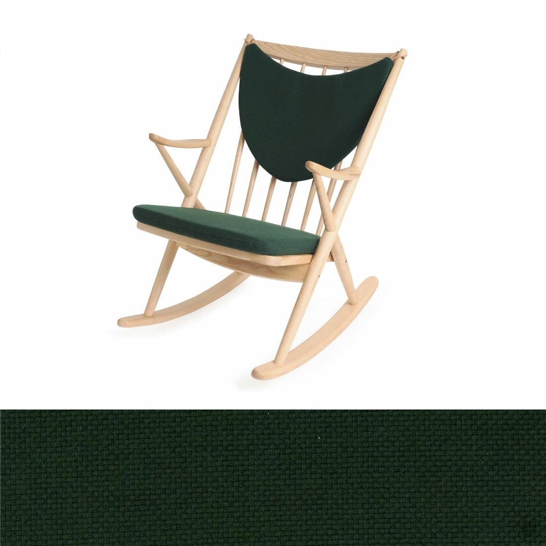 greenholt FRANK's ROCKING Chair Frank Reenskaug Ribaco グリーン