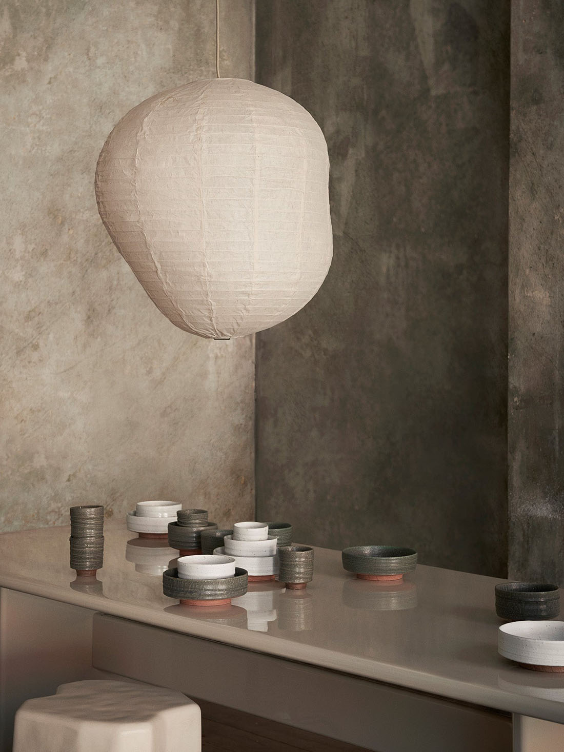 ferm LIVING �ե������ӥ� Kurbis Lampshade �����ӥ� ���ץ�������  40/60/80cm ���� �̲� �ڥ����ȥ饤��