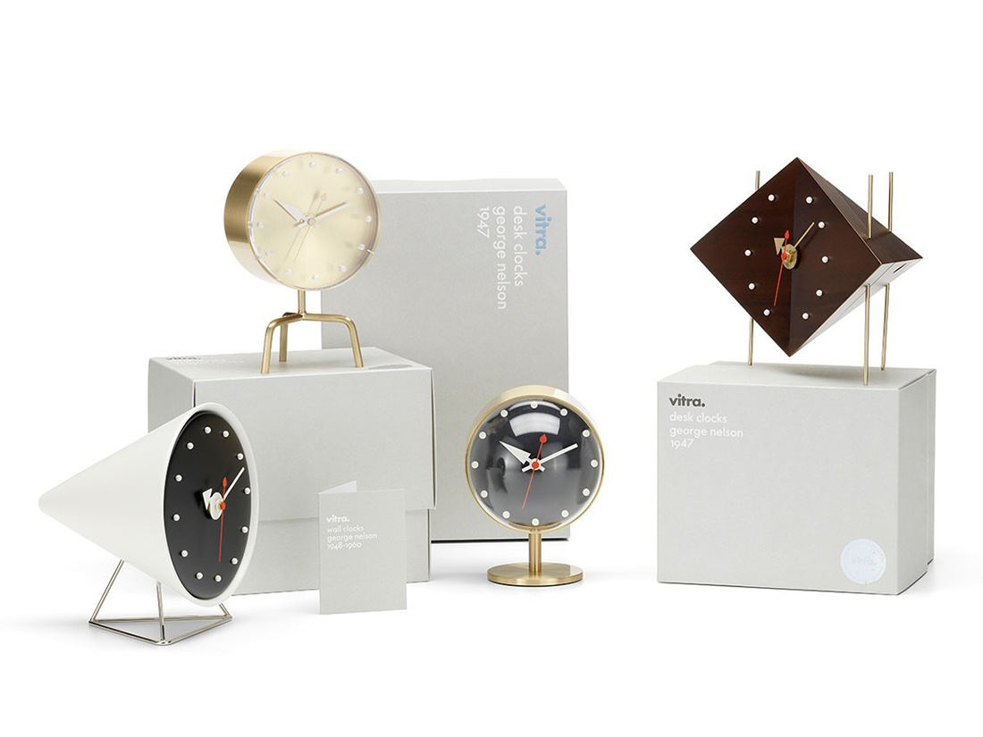 vitra �����ȥ� Desk Clocks �ǥ��������å� Tripod Clock �ȥ饤�ݥå� �����å� �֤����� ������ George Nelson ���硼�����ͥ륽�� �ͥ륽�󥯥��å�<br><br>���硼�����ͥ륽�󤬥ǥ����󤷤�����ƥꥢ���������꡼�֥ǥ��������å���