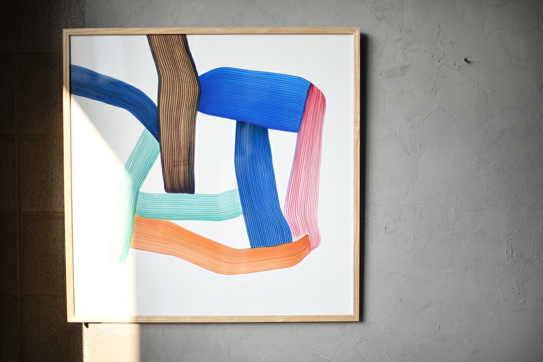 ロナンブルレック ポスター＆特注フレーム額装済み vitra ヴィトラ ロナン・ブルレック ドローイング ポスター＆特注