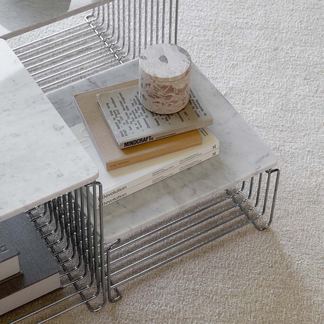 Montana ��󥿥� PANTON WIRE HALF SHELF �ѥ�ȥ�磻�䡼 �ϡ��� ������� Verner Panton �������ʡ����ѥ�ȥ� �����ɥơ��֥� �������륷�����<br>��ͳ��¿��Ū�˻Ȥ���������ʡ����ѥ�ȥ�Υ������