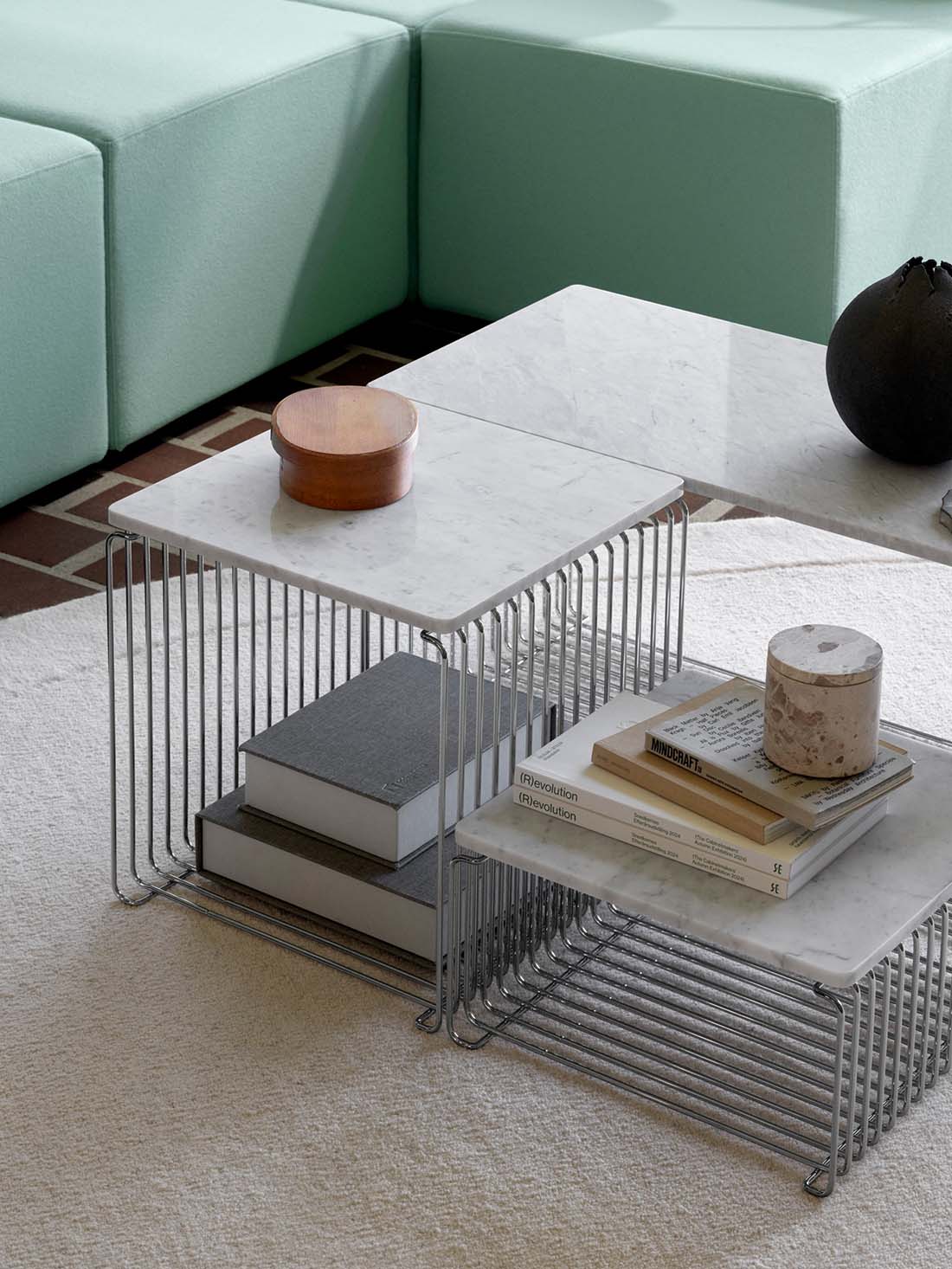 Montana ��󥿥� PANTON WIRE HALF SHELF �ѥ�ȥ�磻�䡼 �ϡ��� ������� Verner Panton �������ʡ����ѥ�ȥ� �����ɥơ��֥� �������륷�����<br>��ͳ��¿��Ū�˻Ȥ���������ʡ����ѥ�ȥ�Υ������