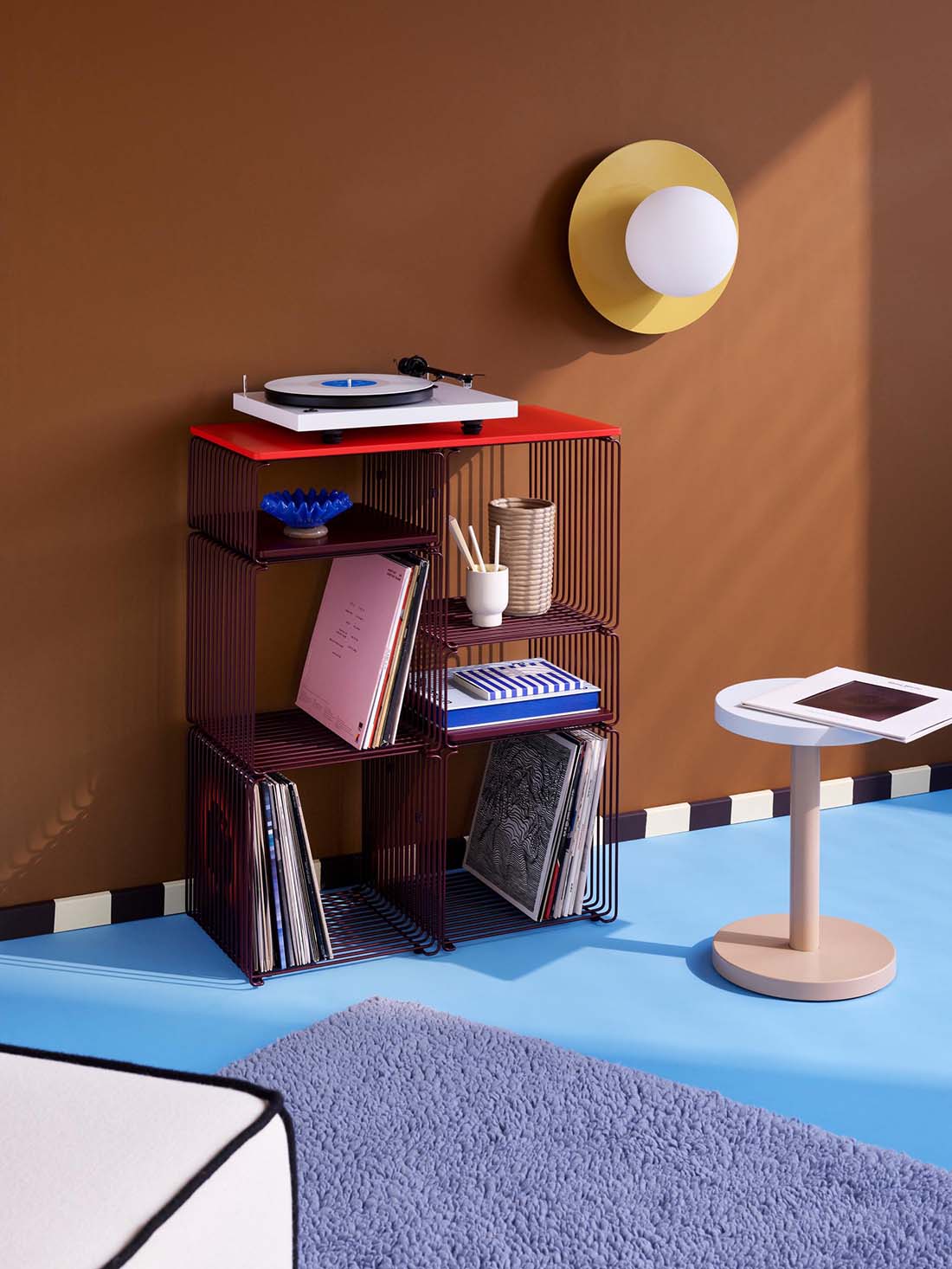 Montana ��󥿥� PANTON WIRE HALF SHELF �ѥ�ȥ�磻�䡼 �ϡ��� ������� Verner Panton �������ʡ����ѥ�ȥ� �����ɥơ��֥� �������륷�����<br>��ͳ��¿��Ū�˻Ȥ���������ʡ����ѥ�ȥ�Υ������