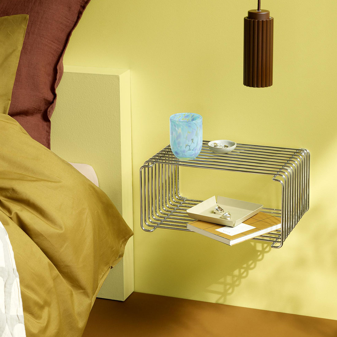 Montana ��󥿥� PANTON WIRE HALF SHELF �ѥ�ȥ�磻�䡼 �ϡ��� ������� Verner Panton �������ʡ����ѥ�ȥ� �����ɥơ��֥� �������륷�����<br>��ͳ��¿��Ū�˻Ȥ���������ʡ����ѥ�ȥ�Υ������
