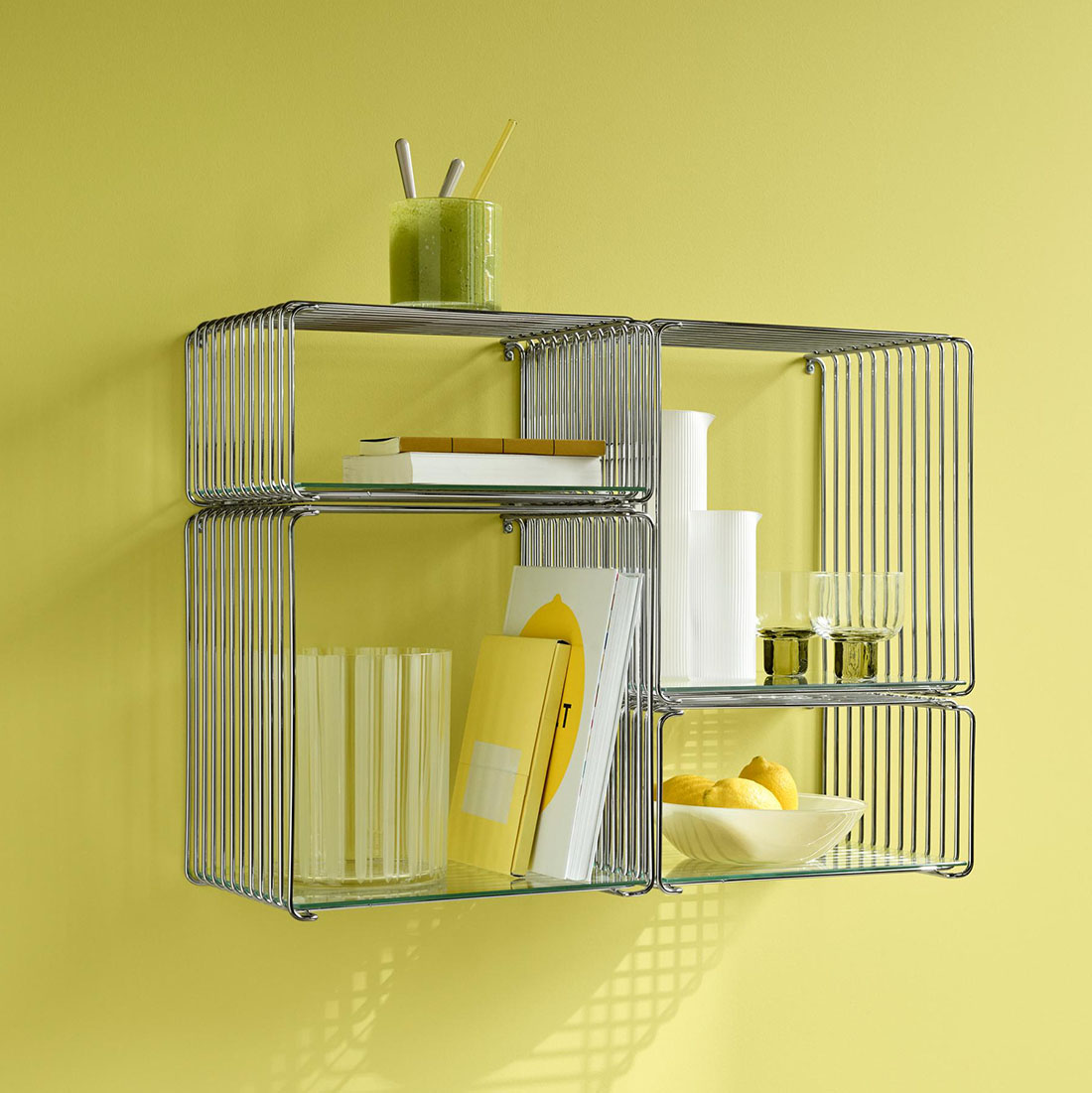 Montana ��󥿥� PANTON WIRE HALF SHELF �ѥ�ȥ�磻�䡼 �ϡ��� ������� Verner Panton �������ʡ����ѥ�ȥ� �����ɥơ��֥� �������륷�����<br>��ͳ��¿��Ū�˻Ȥ���������ʡ����ѥ�ȥ�Υ������