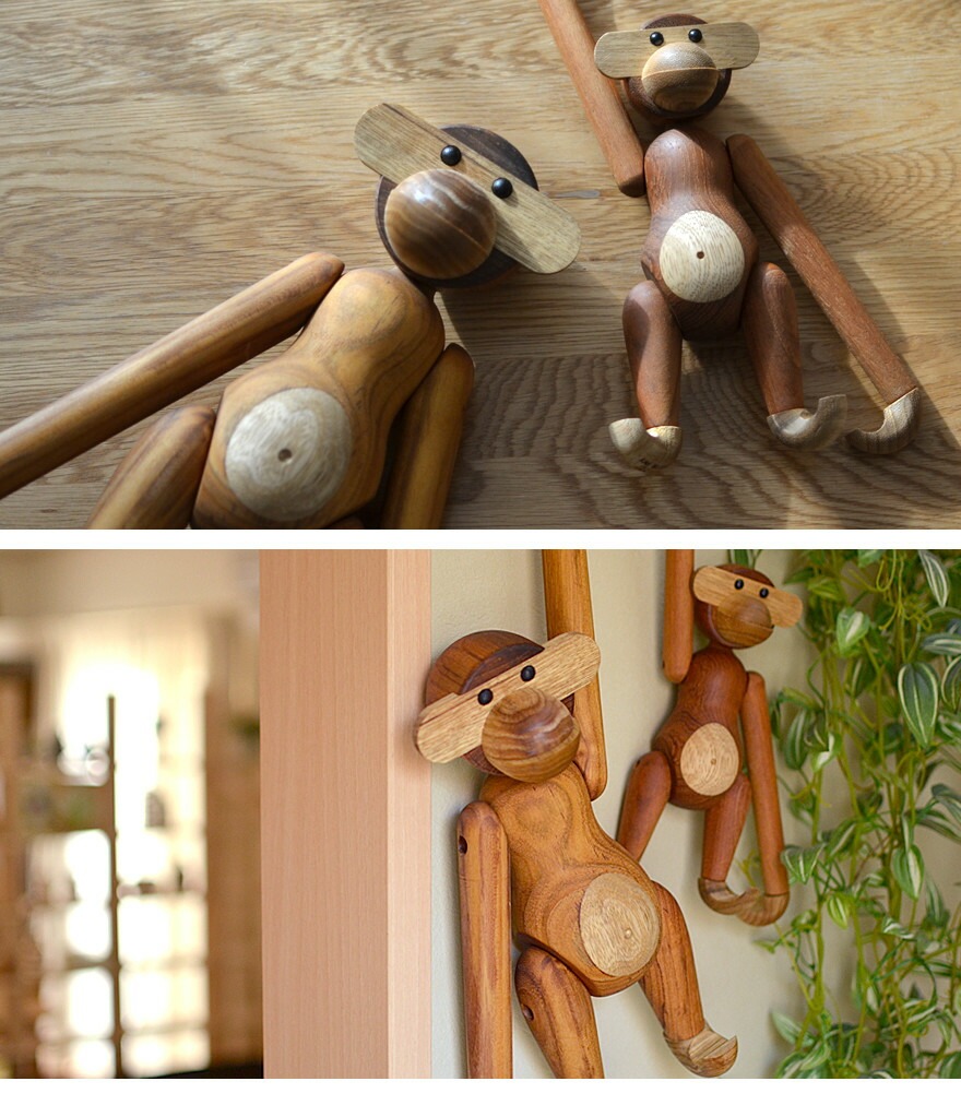 ��Kay Bojesen  Denmark/�������ܥ������MONKEY ��󥭡� S������ ������ �����ȥեå�<br>�����ܥ�����/���֥���/����/����/�ǥ�ޡ����ڥ���ӥ˼����б����ʡۡ�RCP��