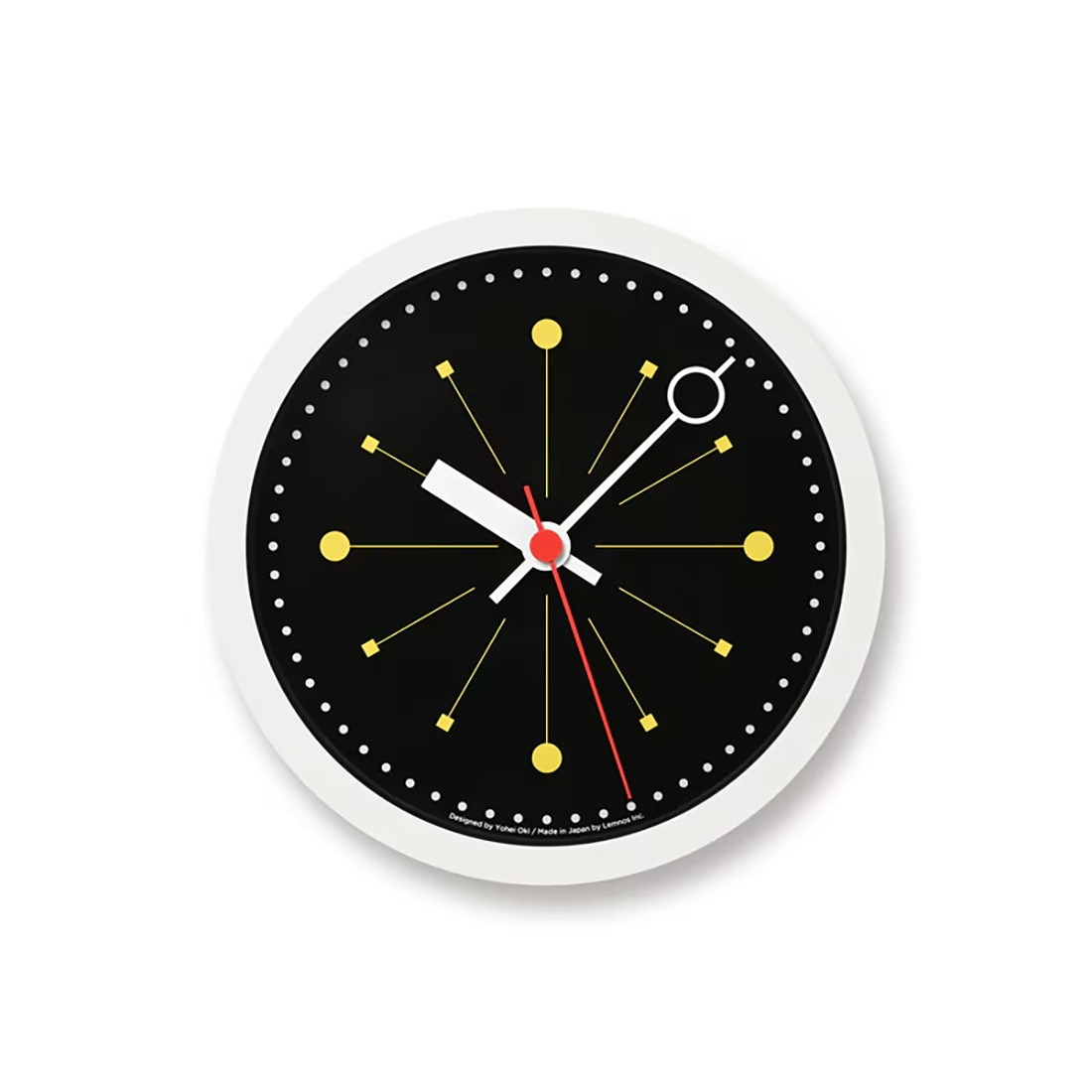 POINT ポイント wall clock ウォールクロック SYO26-05 Lemnos