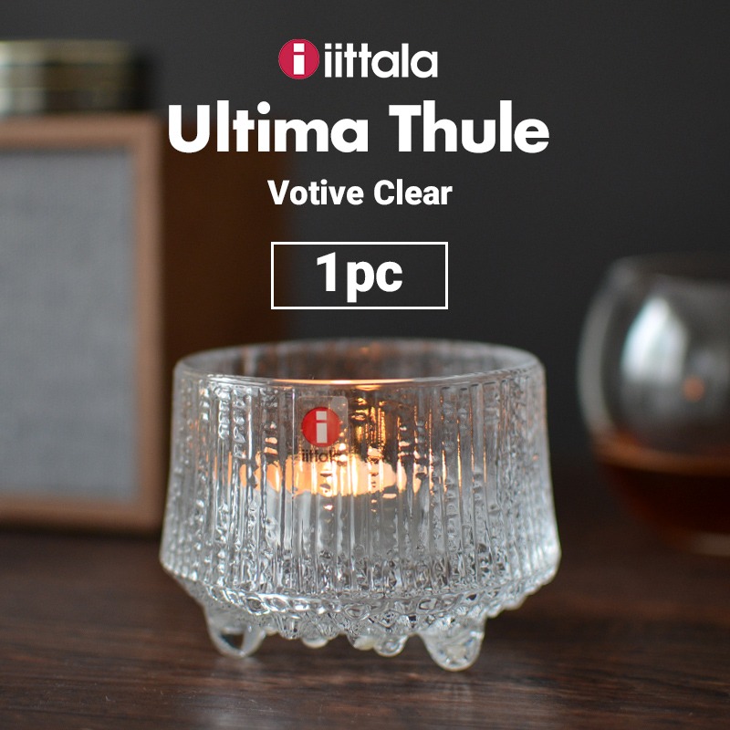 iittala ���å��� Ultima Thule Votive Clear ����ƥ��ޥġ��� �����ɥ�ۥ���� ���ꥢ �������� Tapio Wirkkala ���ԥ��������륫��