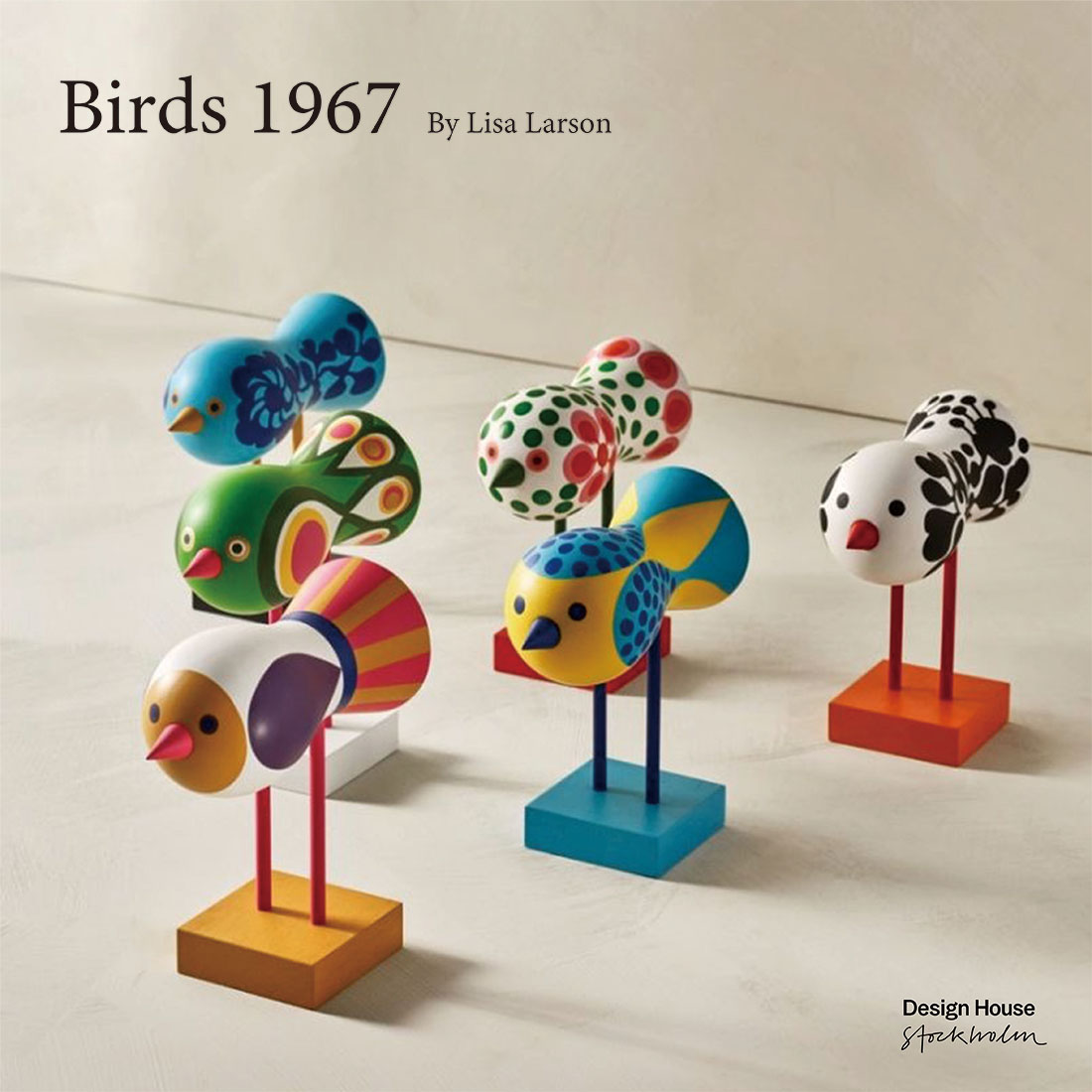 Design House Stockholm �ǥ�����ϥ������ȥå��ۥ�� Birds1967 �С���1967 Lisa Larson �ꥵ���顼���� Ļ ���֥��� ��ʪ ����<br><br>�ꥵ���顼����1967ǯ�˼�ݤ������餷��Ļ����