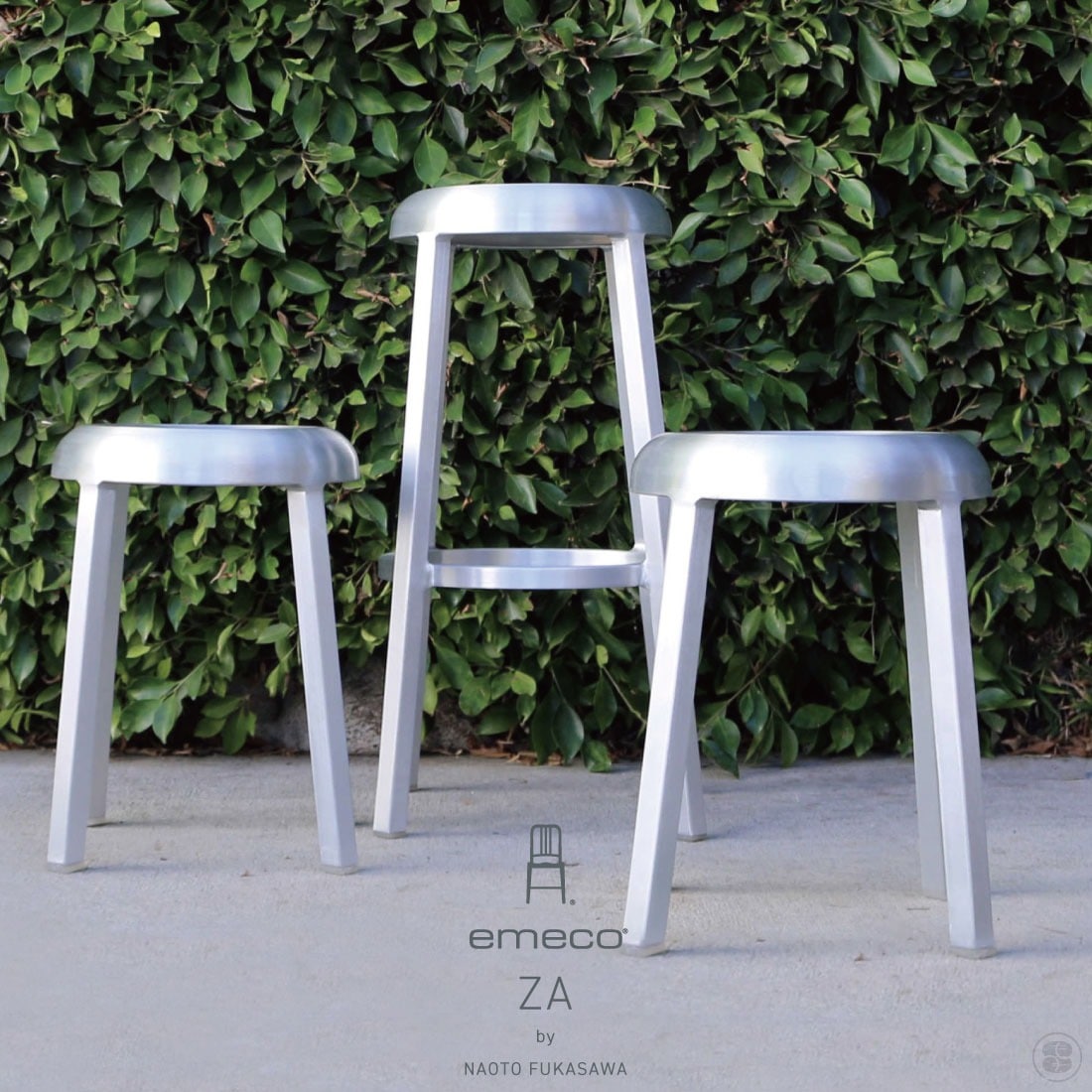 emeco/ZA/Counter Stool/Naoto Fukasawa/���ᥳ/��/��/�����󥿡����ġ���/��߷ľ��/�ꥵ�����륢��ߥ˥���