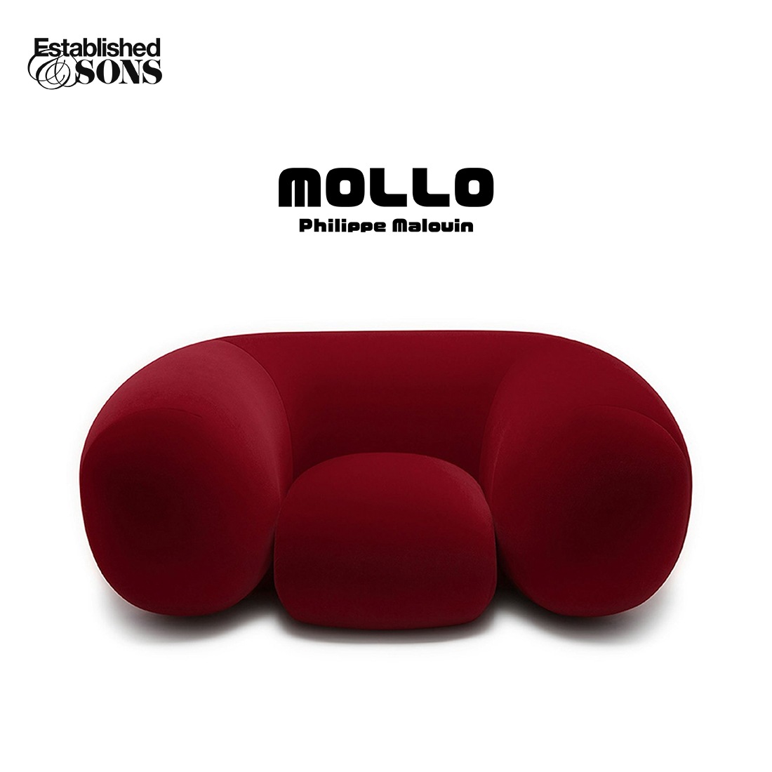 Established&Sons MOLLO ��� Philippe Malouin �ե���åס��ޥ����� �ػ� �ǥ����ʡ��� ���ե� ��<br><br>��̩�٥ե�����Τդä���Ȥ������ե�