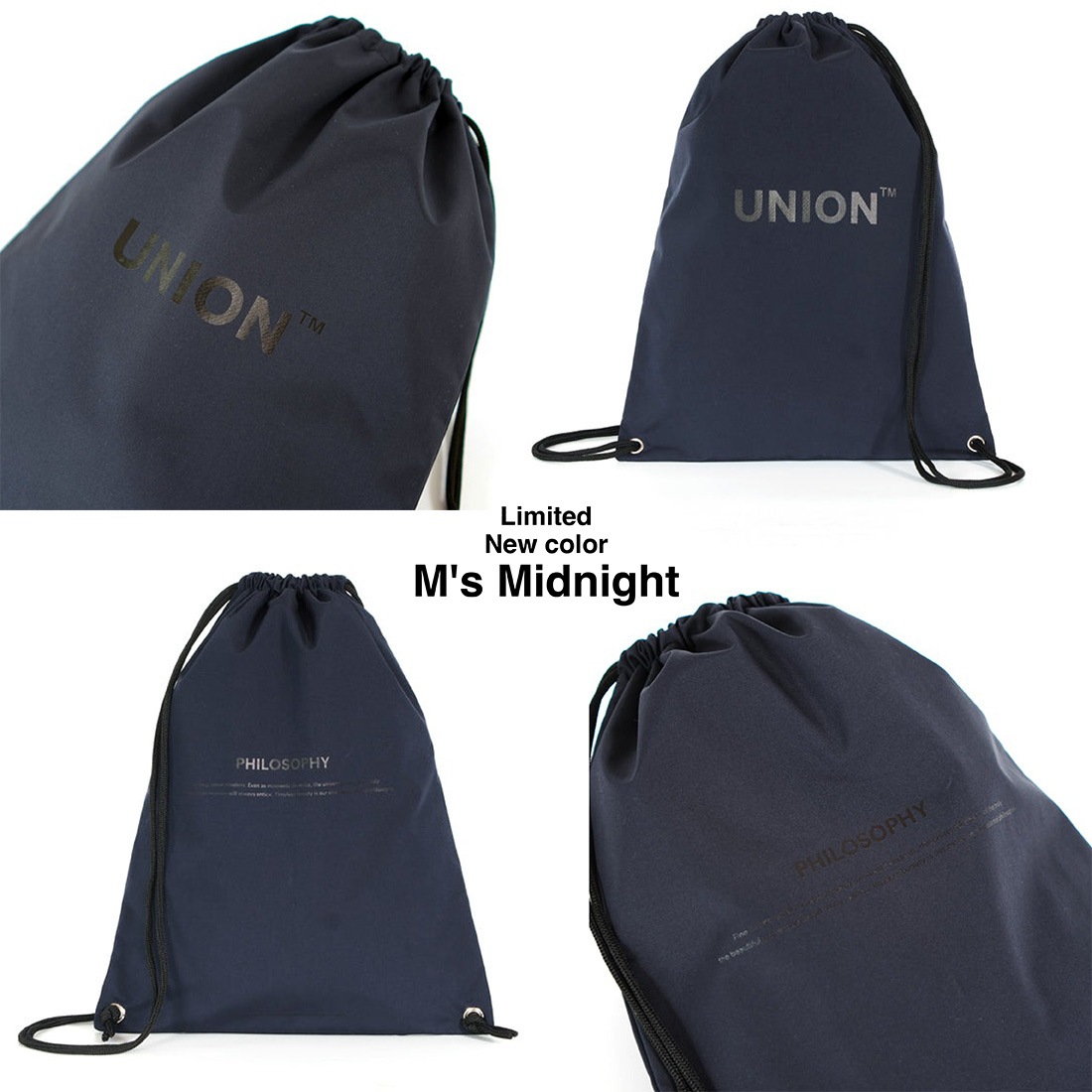 UNION/Drawstring Backpack