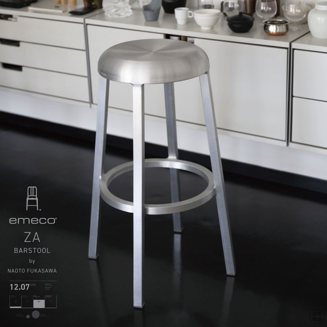 emeco/ZA/Bar Stool/Naoto Fukasawa/���ᥳ/��/��/�С����ġ���/��߷ľ��/�ꥵ�����륢��ߥ˥���