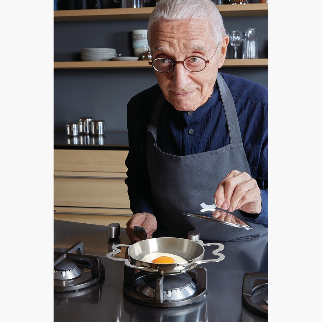 Alessi アレッシ Tegamino テガミーノ EGG PAN WITH TWO HANDLES