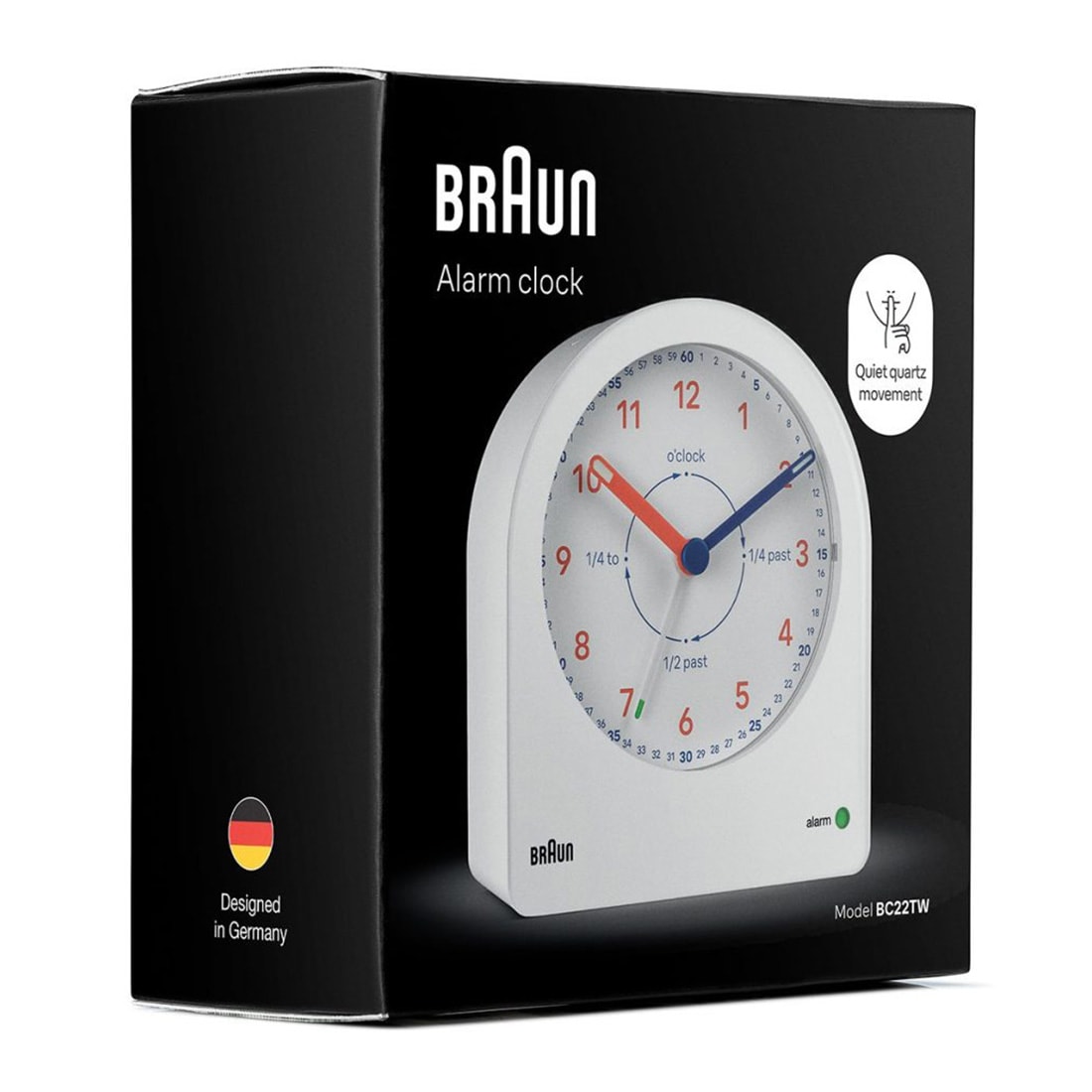 BRAUN ブラウン ALARM CLOCK BC22TW Time Teacher タイムティーチャー