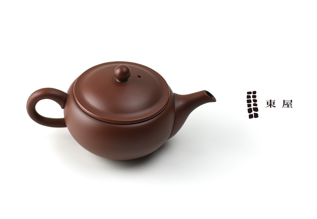 東屋 あづまや 小急須 後手 《朱泥 しゅでい》茶 湯呑 茶葉 ティーポット