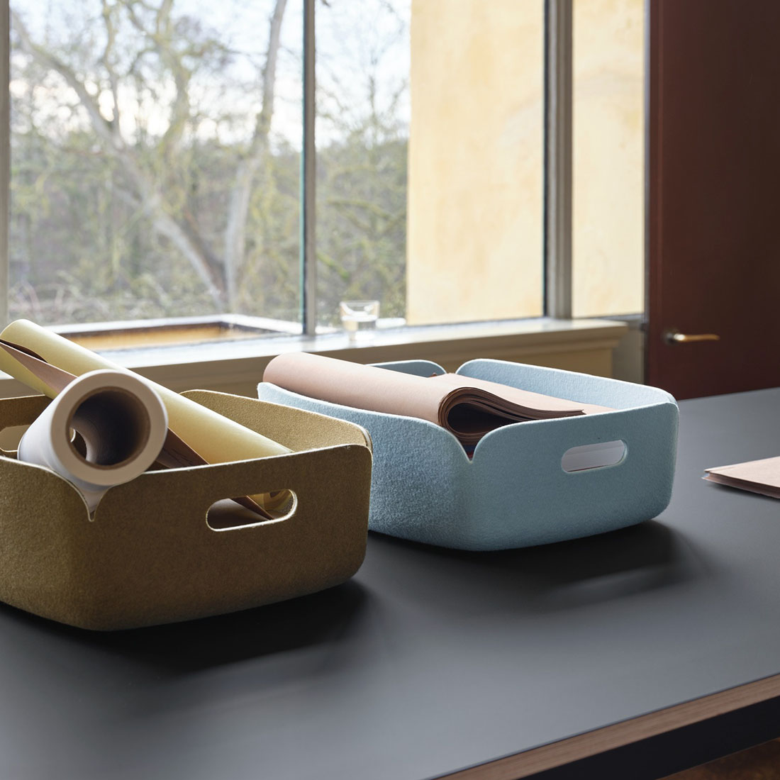 MUUTO ムート RESTORE TRAY リストア トレイ フェルト メルトン BASKET